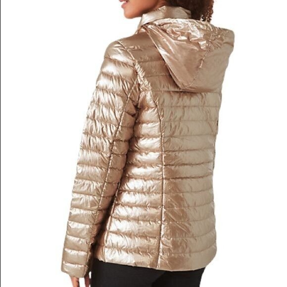 Kate Spade Packable Puffer Jacket in Glittering Rose Size XS NWT - Picture 3 of 16